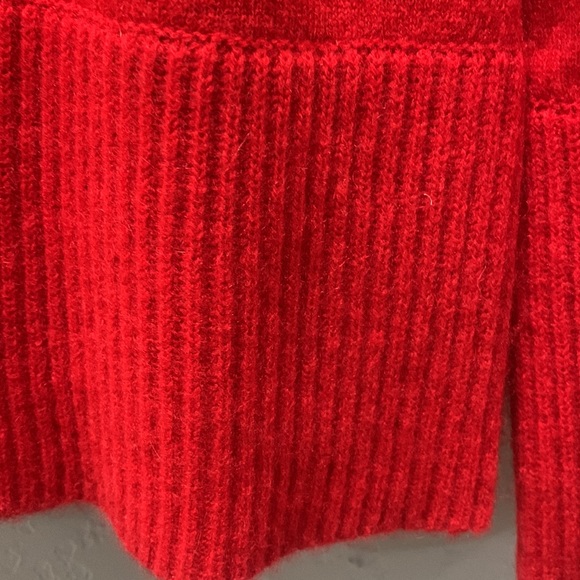 JONES NEW YORK COLLECTION CASHMERE RED MEDIUM SIZE LADIES SWEATER - Picture 4 of 11
